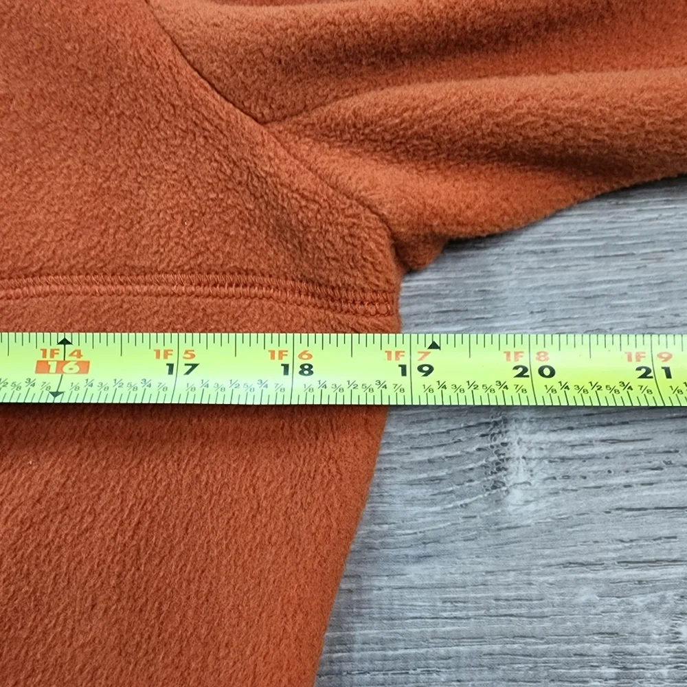RONEN CHEN Orange Fleece Button Down Jacket Medium